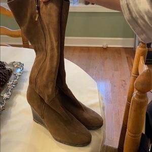 Suede boots by Franco Sarto